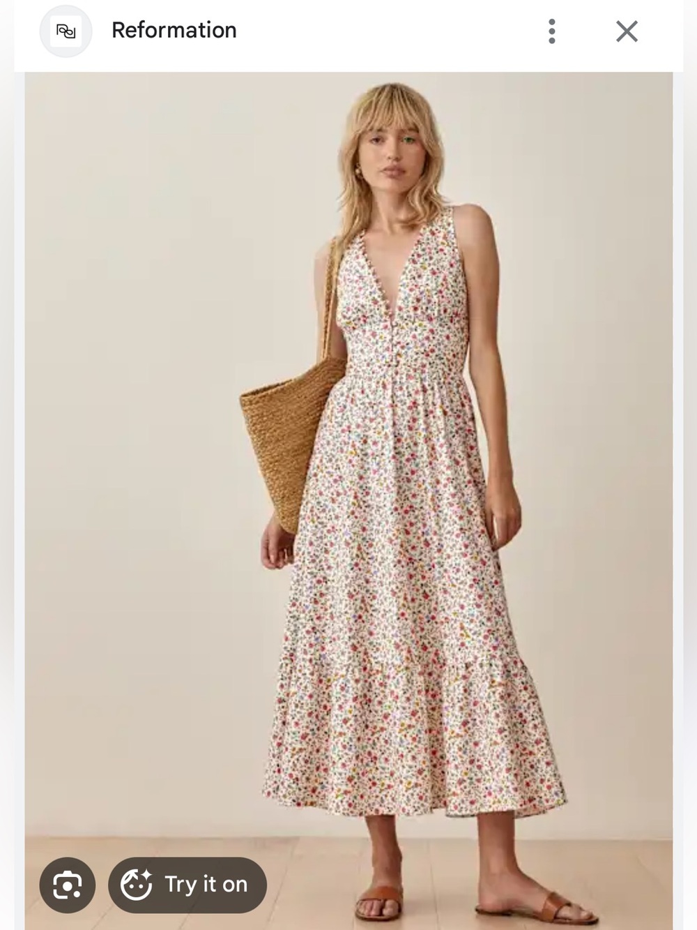 Reformation jovi dress Ronan-0 - Picture 2 of 5